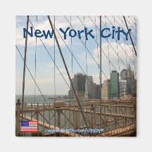 Nova Iorque do ímã da ponte de Brooklyn Ima