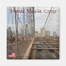 Nova Iorque do ímã da ponte de Brooklyn Imas