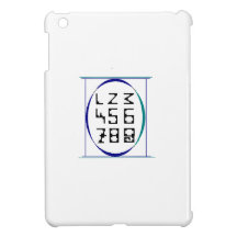números iPad mini capa