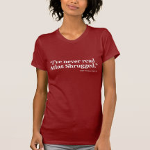 Nunca leia o atlas Shrugged Tshirts