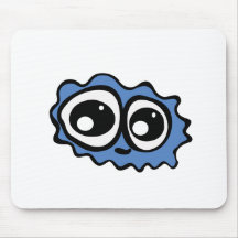 Nuvem azul mouse pad