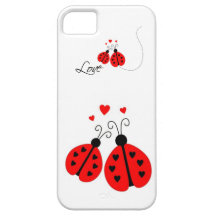O amor do joaninha desinseta o caso do iPhone 5 Capas De iPhone 5 Case-Mate