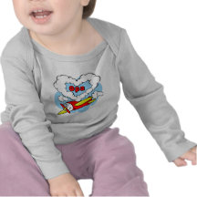 O amor Opa caçoa o avião T-shirts