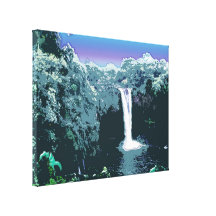 O arco-íris cai impressão das canvas de arte abstr impressão de canvas envolvida