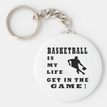 O basquetebol é minha vida chaveiro