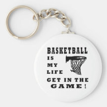 O basquetebol é minha vida chaveiro
