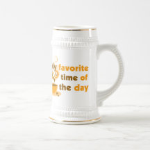 O café é minha hora favorita do dia canecas