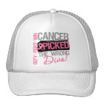 O cancer escolheu a diva errada - cancro da mama boné