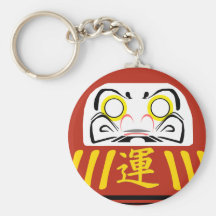 O chaveiro VERMELHO de Daruma é para seus objetivo