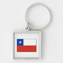 O Chile - bandeira chilena Chaveiros