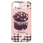 O chocolate polvilha o cupcake iPhone 5 capa