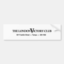 O clube da vitória de Londres Adesivos