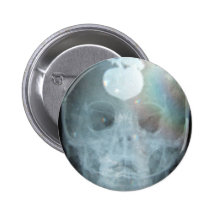 O crânio sonha o botão pins