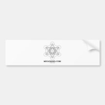 O cubo de Metatron (geometria sagrado) Adesivos