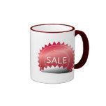 O ~ da venda anuncia seu negócio! caneca