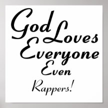 O deus ama rapperes! poster