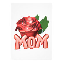 O dia das mães aumentou convite personalizado