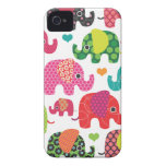 O elefante colorido caçoa capas de iphone do teste iPhone 4 capas