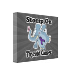 O elefante Stomp no cancer de tiróide Impressão De Canvas Esticadas