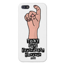O exemplo engraçado de brilho do iPhone 5 da amiza
