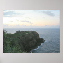 O farol de Kilauea Impressão