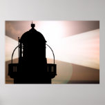 o farol irradia o poster