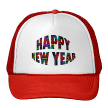 O feliz ano novo! boné