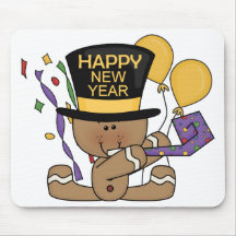 O feliz ano novo mouse pad