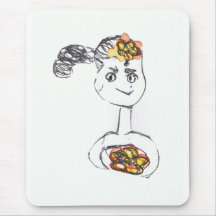 O florista do zimbro mouse pads