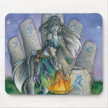 O fogo Mousepad do crepúsculo