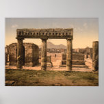 O fórum, Pompeii, Campania, Italia Posters