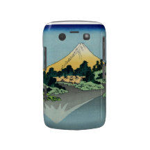 O Fuji reflete no lago Kawaguchi Blackberry Cas Capas Blackberry