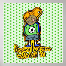 O futebol ostenta a cultura posters