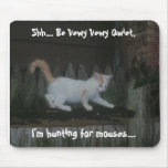 O grande Mousehunter branco Mousepad