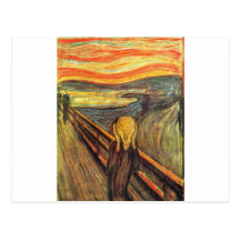 O gritar - Edvard Munch Cartão Postal