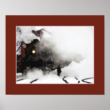 O homem & o trem impressão