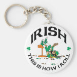 O irlandês isto é como eu rolo o presente chaveiro