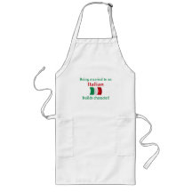 O italiano constrói o caráter avental