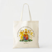 O jubileu de diamante da rainha - Reino Unido Bolsa De Lona