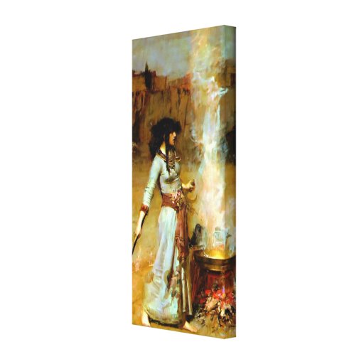 O ~ mágico John William Waterhouse do círculo Impressão De Canvas Esticada