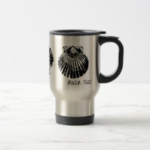 O mar Shell do Scallop agride Caneca