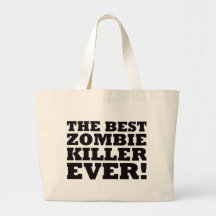 O melhor assassino do zombi nunca bolsa de lona