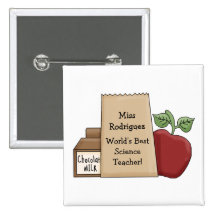 O melhor professor do mundo! - Personalize o nome/ Pins
