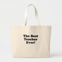 O melhor professor nunca bolsa de lona
