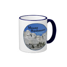 O Monte Rushmore Caneca