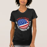 O nascer livra no adiante de julho t-shirt