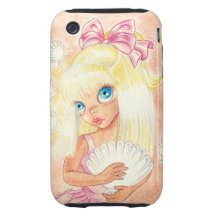 O olho grande feminino Shell encalha a menina Capas Duras iPhone 3