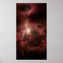 O Orion de Spitzer Pôsteres