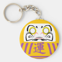 O ouro Daruma é para OBJETIVOS da riqueza e da pro Chaveiro