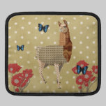 O ouro de bronze do lama do vintage Stars a luva d capas para ipad da rickshaw